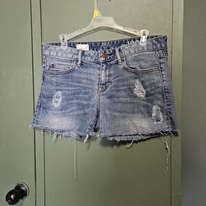 Gap Distressed Denim Shorts